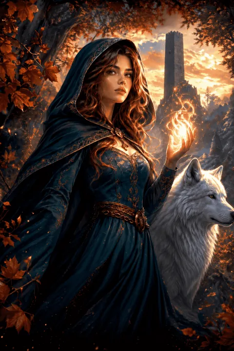 On the edge of the magical grove by Anna Minaieva