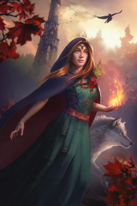 On the edge of the magical grove by Anna Minaieva