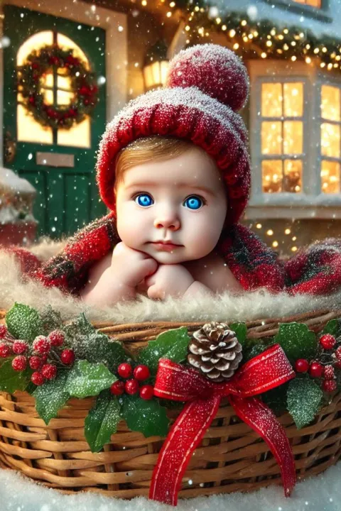 A Baby as a Christmas Gift by Lorie
