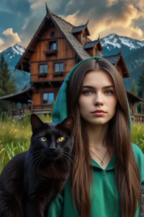 A Cottage on Chicken Legs by Anitka SunnyFeo