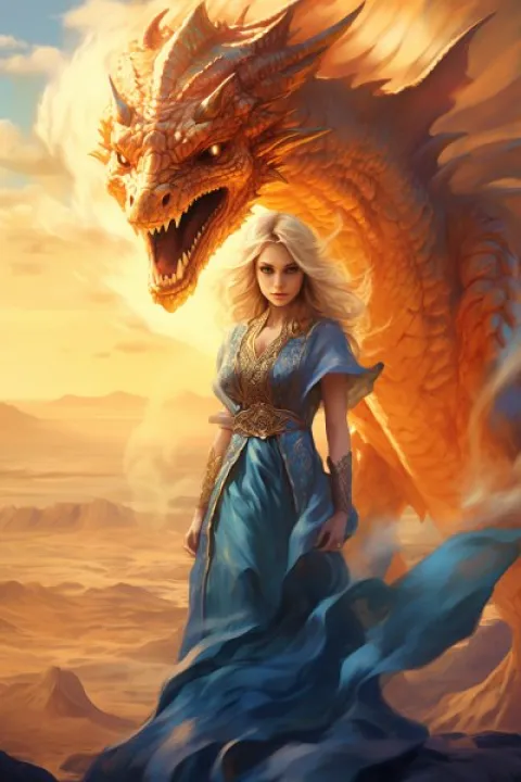 The blue flame by Tetiana Hobatiuk