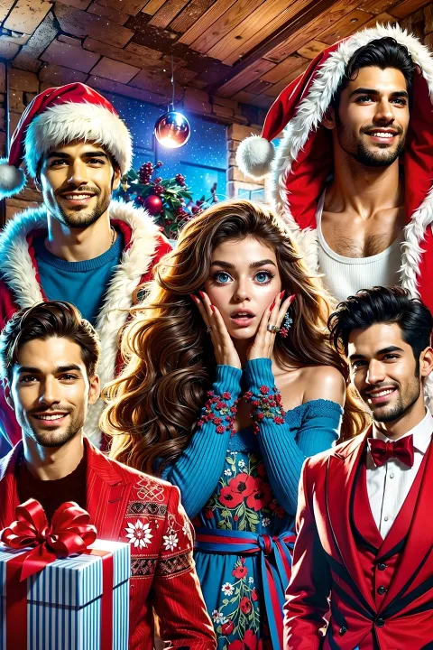 Men under the Christmas tree by Kili Kael - (18+)