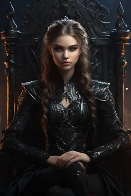 Throne. The Gleam of Gold in the Darkness by Alina Skintei