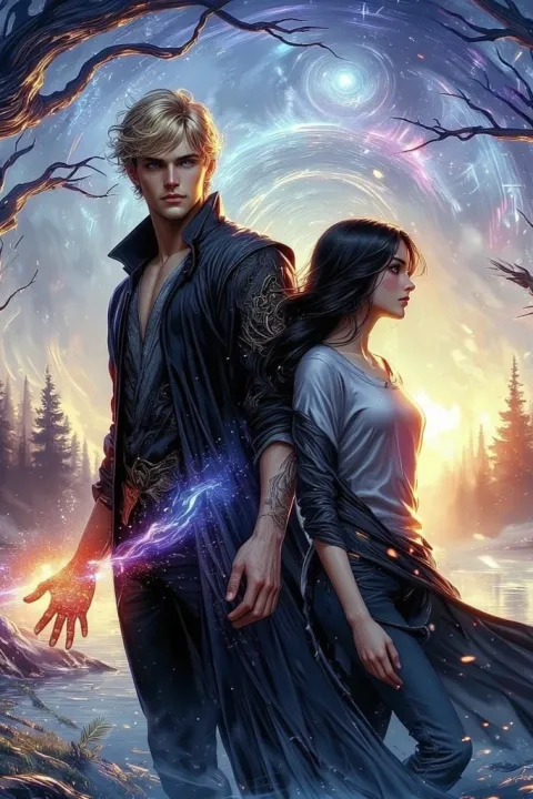 Between him and the darkness by Larysa Leshkevych