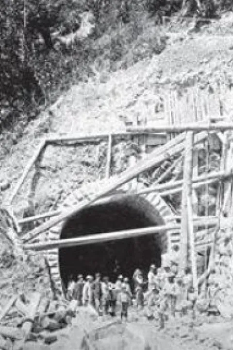 Railway in the Mountains by Andras Kiraly