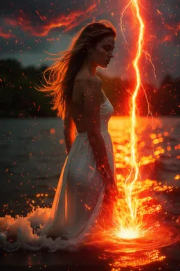 Struck by Lightning by Galina Kurdiumova