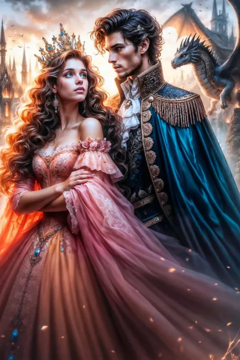 A Princess with a Dragon's Temper by Olesia Glazunova